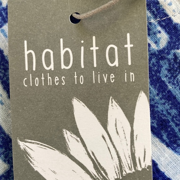 NWT Habitat Blue & White Palazzo Pants: Linen Blend  Fabric - Picture 2 of 8